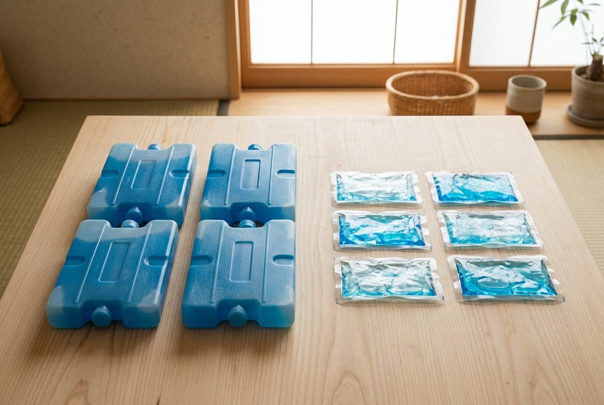ハードタイプとソフトタイプの保冷剤の比較｜安置に向くのはハードタイプ