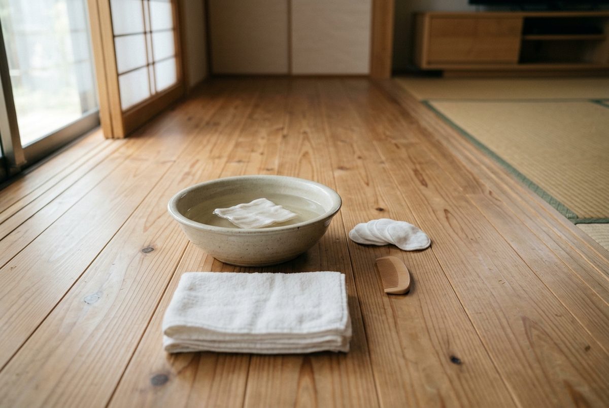 整える前に用意するもの一式｜清拭とお姿の手入れ