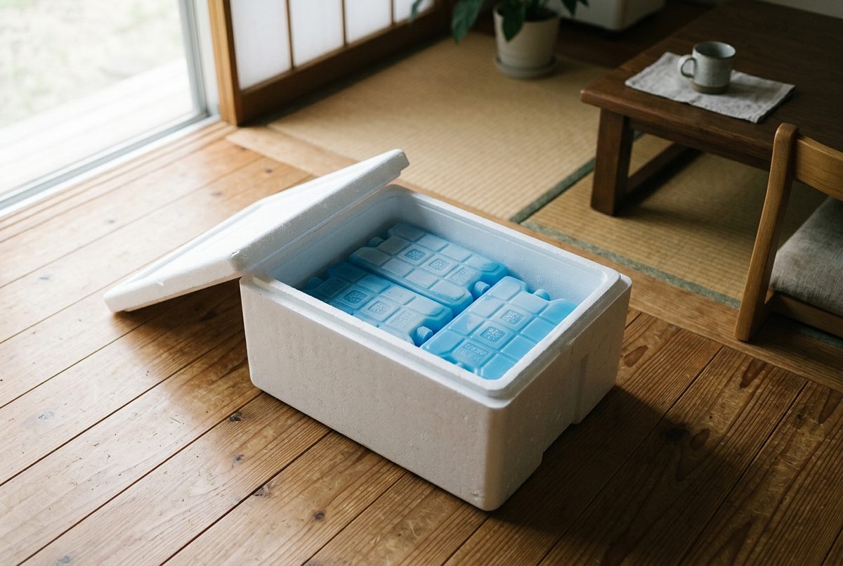 発泡スチロール箱と保冷剤｜夏と冬で必要な冷やし方が変わる